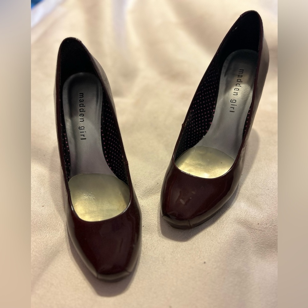 Burgundy 3” Madden Girl heels